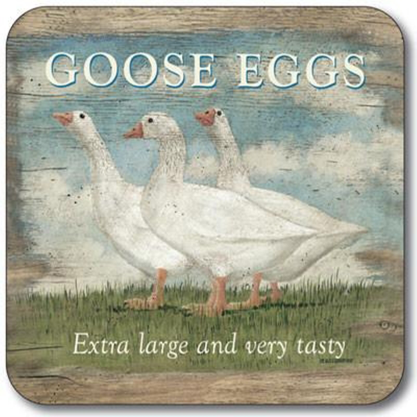 Untersetzer Farmtiere Goose Eggs (Gänse)
