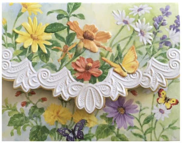 Carol Wilson Karten: Butterflies & Flowers (Schmetterling & Blumen)