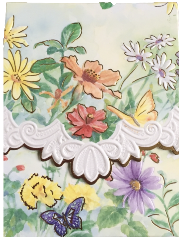 Carol Wilson Block: Blumen & Schmetterling