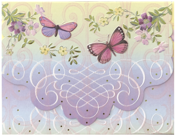 Carol Wilson Karten: Charlottes Butterflies (Charlottes Schmetterling)