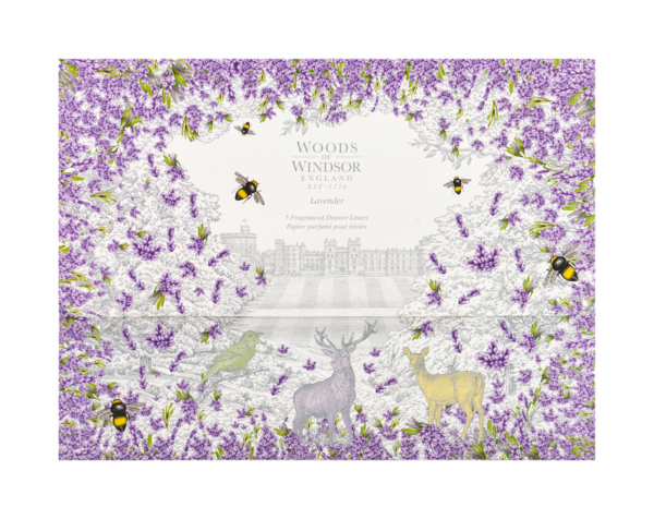 Duftendes Schrankpapier Lavendel von Woods of Windsor