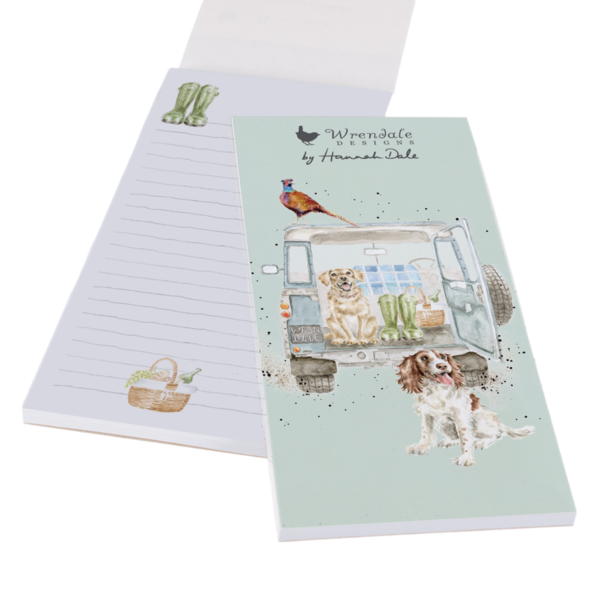 Magnetblock Shopping List Paws for a Picnic - Wrendale Designs